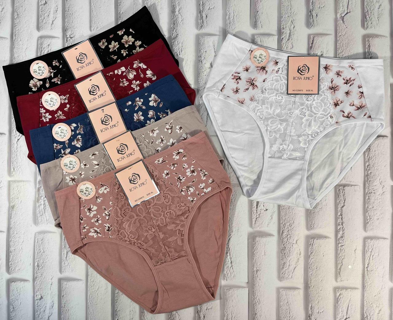 Жіночі трусики Розмір 48-54 Тканина 95% котон