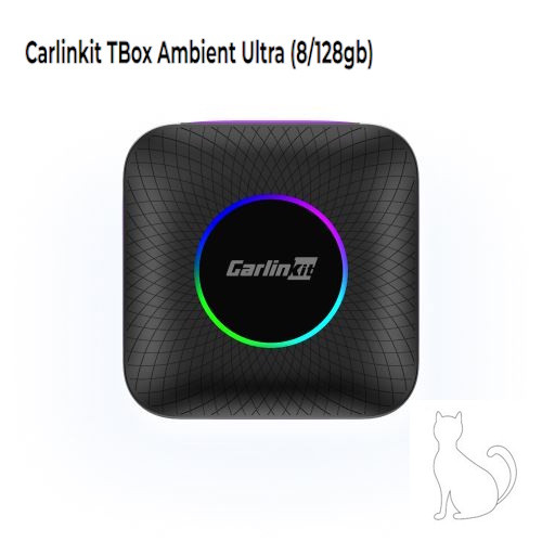 Carlinkit TBox Ambient Ultra | AI Box 8/128 Гб, медіаплеєр з підтримкою CarPlay, Android Auto, фото 1