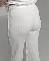 Піжама для вагітних і годуючих мам зі штанами (молочний), фото 8