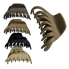 Краби для волосся гуртом 8.5*4 см пластик 12 шт/пач.