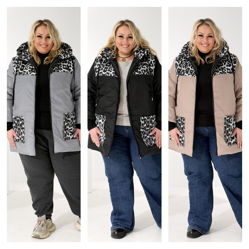 Куртка силікон зимова батал