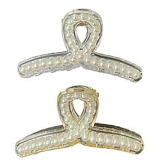 Краби для волосся гуртом 6*2.5 см пластик 12 шт/пач.