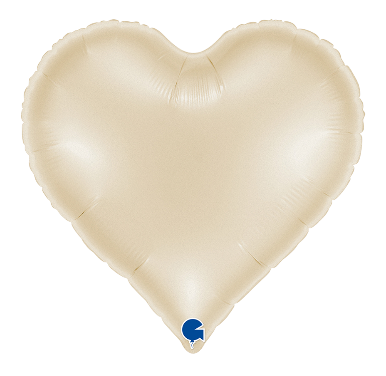 18" GRABO-ГР 070 СЕРЦЕ Sweetie Сатин Кремове | Satin Cream