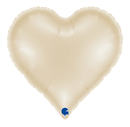 18" GRABO-ГР 070 СЕРЦЕ Sweetie Сатин Кремове | Satin Cream, фото 1