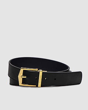 💫 Burberry Reversible Grainy Leather Belt Gold 115 х 3.5 см