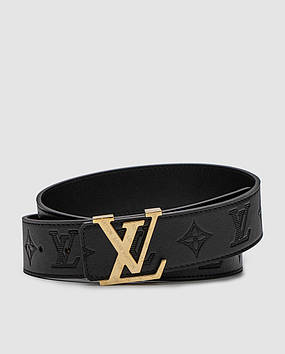 💫 Louis Vuitton Shadow 40mm Belt Black/Gold 115 х 4 см