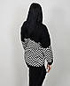 Кофта подовжена в'язана жіноча чорна. One Size, фото 10