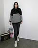 Кофта подовжена в'язана жіноча чорна. One Size, фото 9
