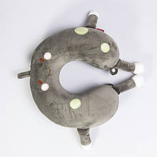 Подушка для шиї Donuts U-подібна, зелена HP-56-6GR