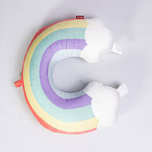 Подушка для шиї Rainbow U-подібна, рожевий HP-56-13P