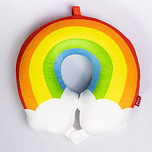 Подушка для шиї Rainbow U-подібна, червоний HP-56-13R