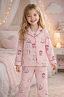 Фланелева дитяча піжама в ведмедики Домашній одяг для дітей