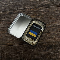 Набір подарунковий із бензиновою запальничкою в металевому кейсі