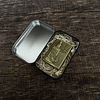 Набір подарунковий із бензиновою запальничкою в металевому кейсі