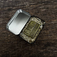 Набір подарунковий із бензиновою запальничкою в металевому кейсі