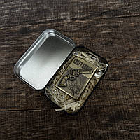 Набір подарунковий із бензиновою запальничкою в металевому кейсі