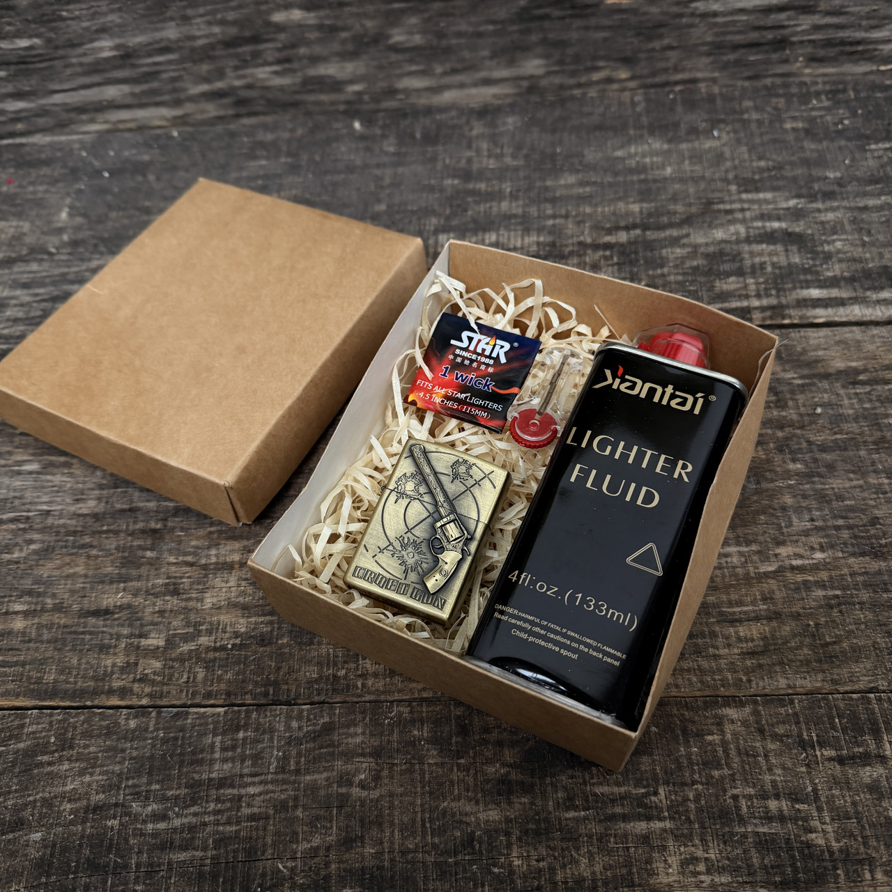 Набір подарунковий із бензиновою запальничкою, фото 1