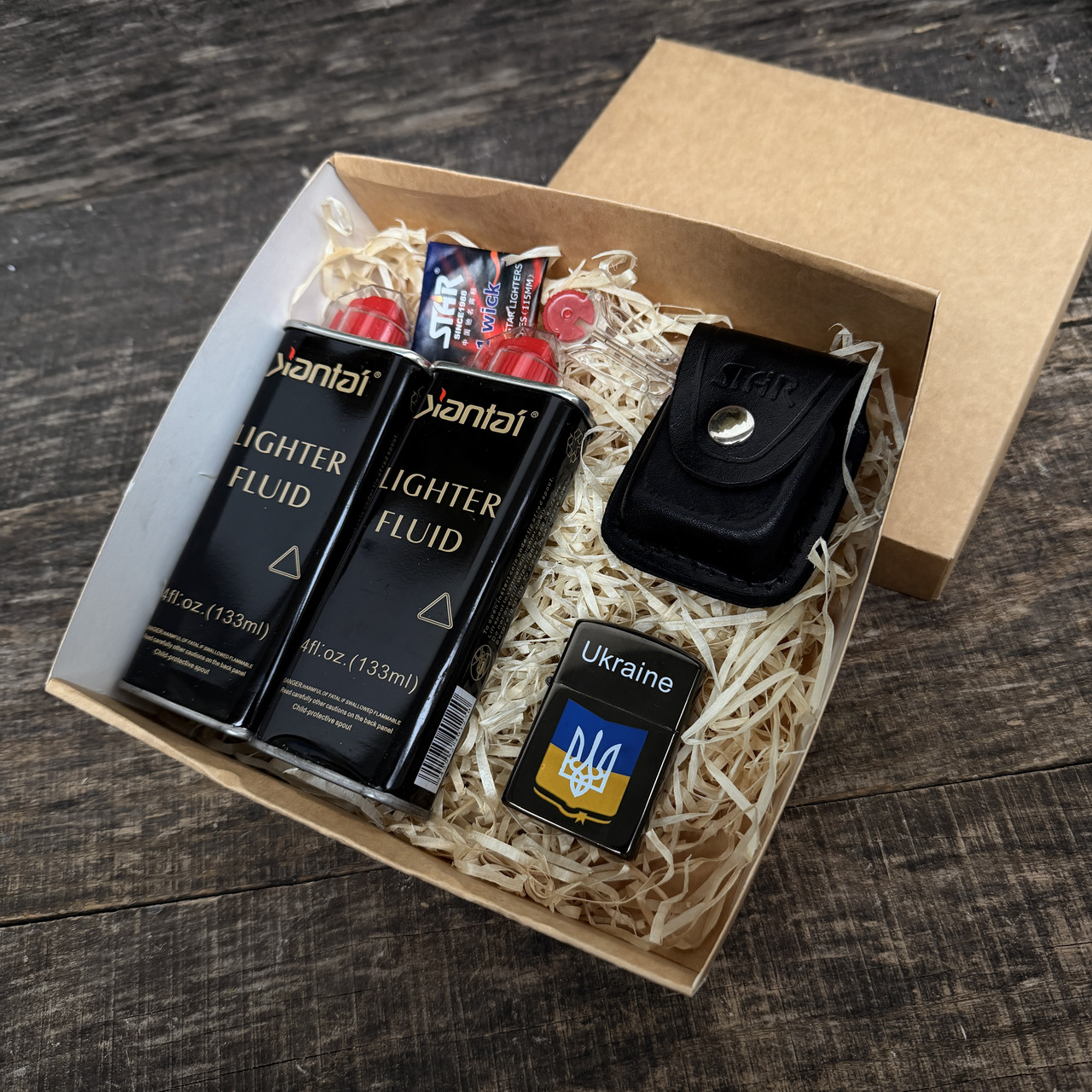 Набір подарунковий із бензиновою запальничкою, фото 1
