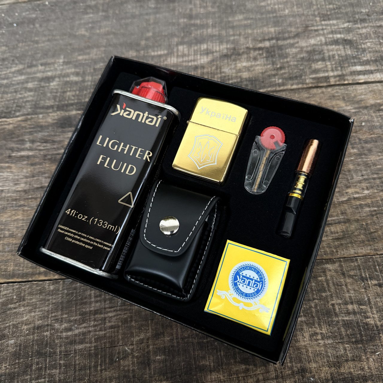 Набір подарунковий з бензиновою запальничкою, фото 1