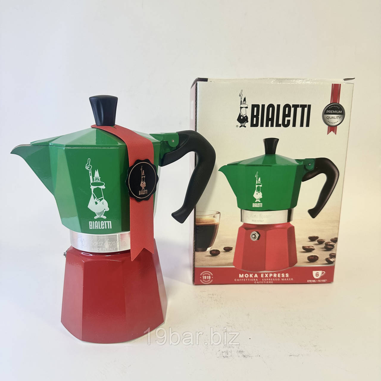 Кавоварка гейзерна Bialetti MOKA EXPRESS ITALIA (6ч) 990005323-1, фото 1