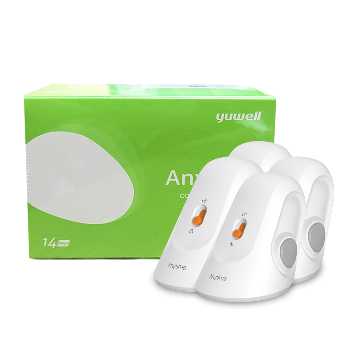 Сенсор для системи безперервного моніторингу глюкози CGM Yuwell CT 3, 4 шт., фото 1