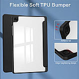 Чохол Clear Acrylic  Samsung Galaxy Tab A11 Plus (2025) SM-X230, SM-X236 Чорний, фото 3