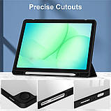 Чохол Clear Acrylic  Samsung Galaxy Tab A11 Plus (2025) SM-X230, SM-X236 Чорний, фото 4