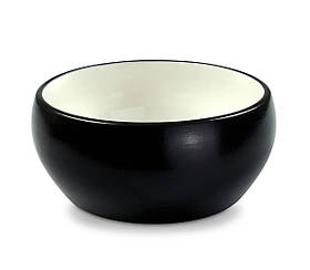 Керамічна миска для собак Wolters Diner Color L 1,30 л Білий/Чорний yX.