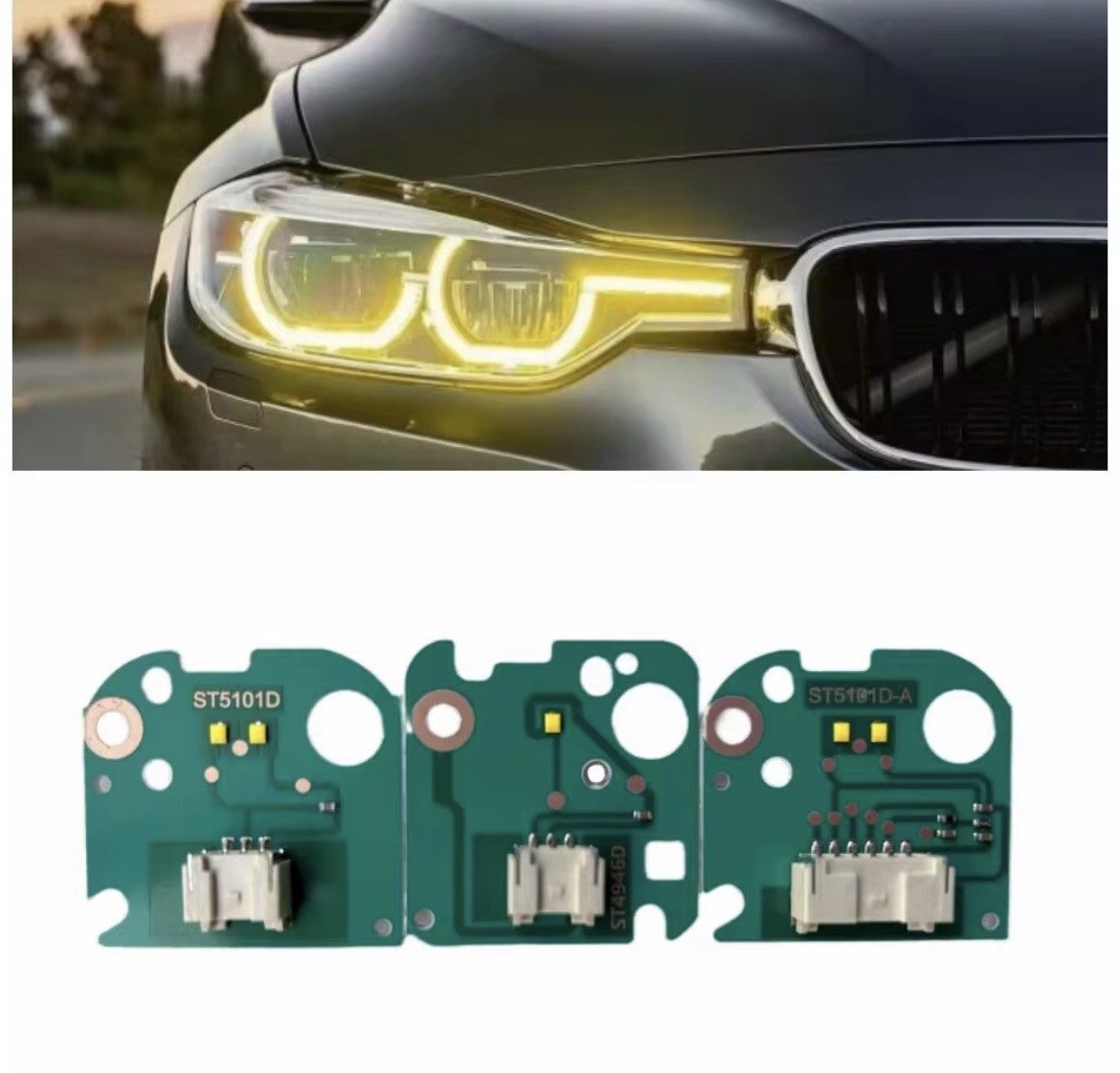 Жовті LED чіпи BMW F30 F31 Full Led, фото 1