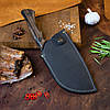 Кухонна сокира "Серб" бите каміння в товстому шкіряному чохлі, фото 2