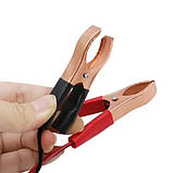 Тестер індикатор стану автомобільного акумулятора 12-24В з затискачами РК, фото 3