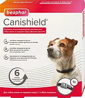 Ошейник Beaphar Canishield от блох и клещей для собак до 48 см 6 месяцев защиты(176643717)