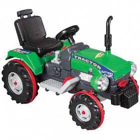 Трактор 05-210 (1) ЗЕЛЕНЬ, акумулятор 12 V "Pilsan"