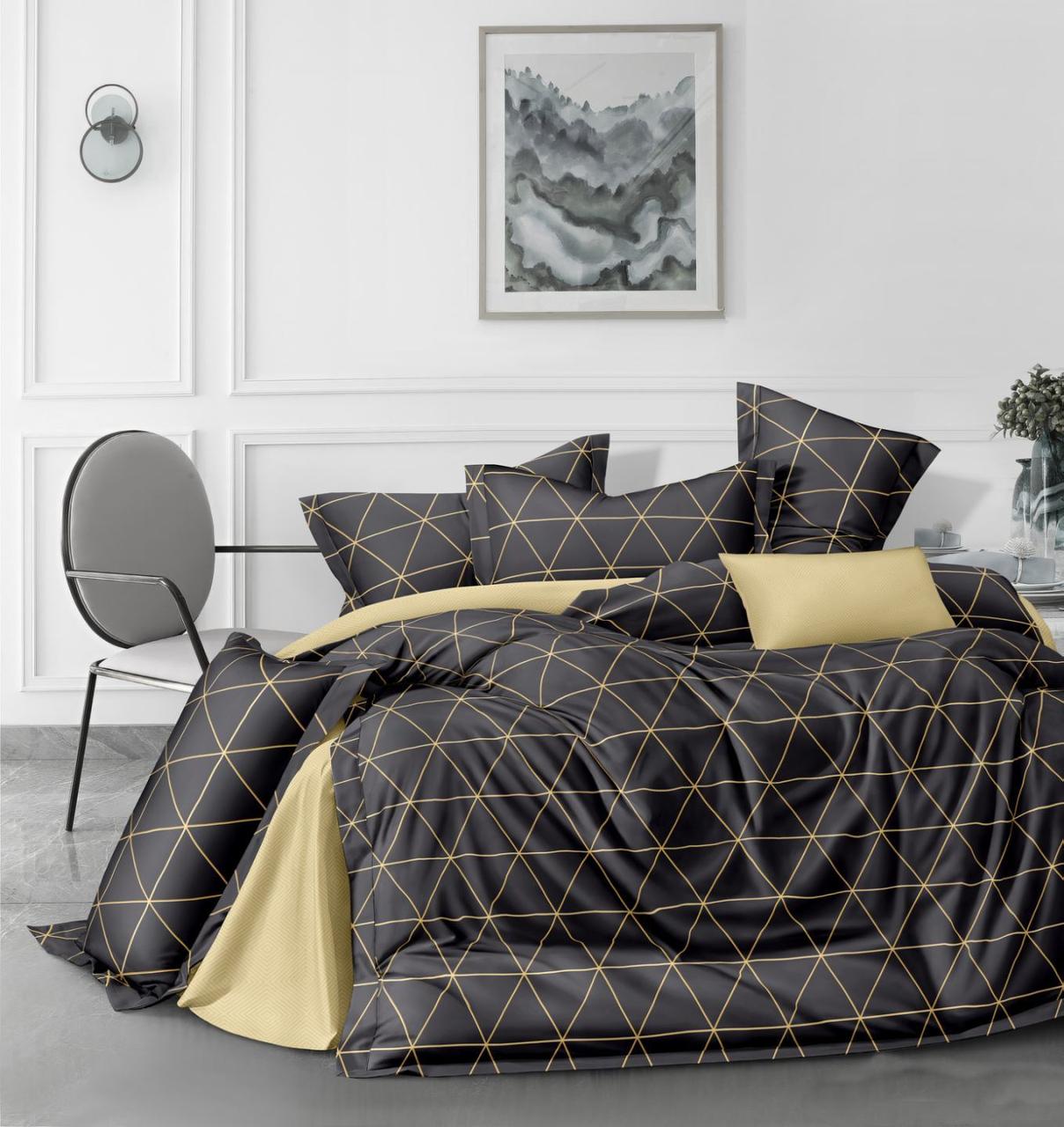 Постільна білизна Ранфорс 41, двоспальна 175х220 см, на кнопках