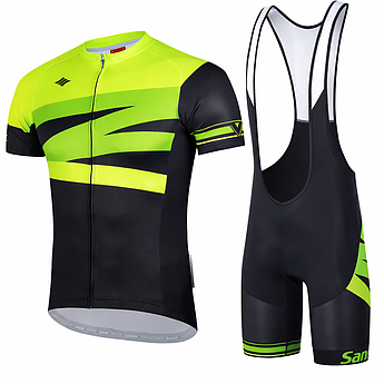 Велоформа Santic Pro MTB V2 професійний комплект для MTB з анатомічним памперсом