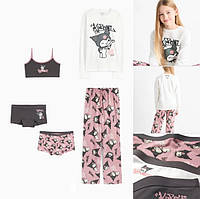 Піжама для дівчинки C&A, 5 предметів, зріст 134-140 (9-10 років)