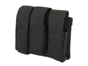 Потрійний подсумок для гранат 40mm - Black [8FIELDS]