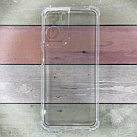 Чохол для Motorola Moto G05/E15 силіконовий, прозорий, з посиленими куточками. Безбарвний