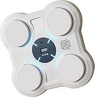 Дитяча настінна боксерська мішень із музичним супроводом і LED-підсвіткою, біла