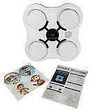 Дитяча настінна боксерська мішень із музичним супроводом і LED-підсвіткою, біла, фото 8