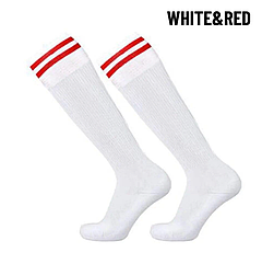Білі високі гетри футбольні спортивні професійні шкарпетки