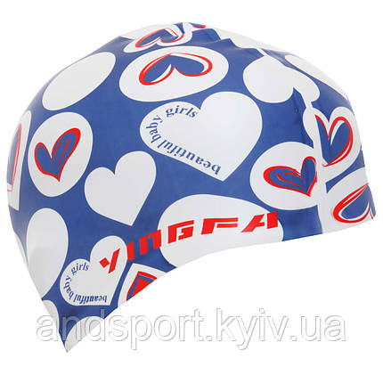 Шапочка для плавання силіконова YINGFA C0080 кольори в асортименті Код C0080, фото 1