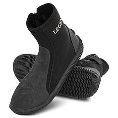 Черевики для дайвінгу LEGEND PL-DNS08 розмір 40-45 5мм чорний Код PL-DNS08