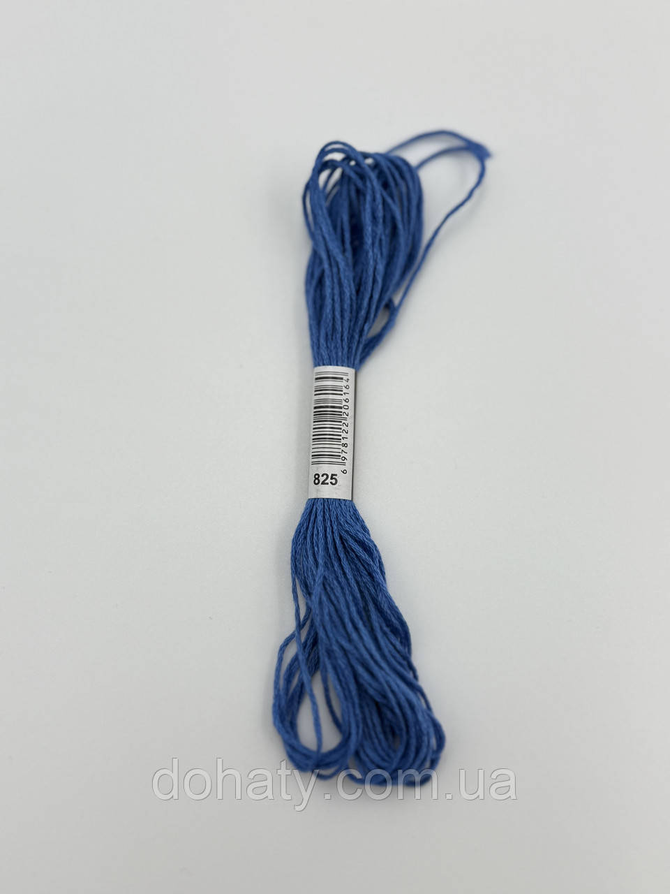 Нитки муліне 825 Синій - насичений класичний для вишивання, фото 1