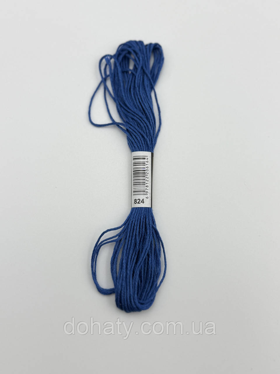 Нитки муліне 824 Блакитний - холодний світлий для вишивання, фото 1