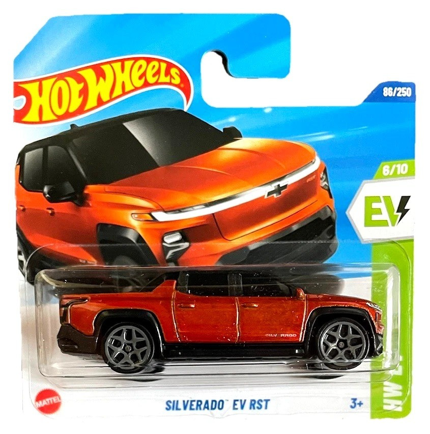 Машинка Хот Вілс 1:64 Silverado EV RST колекція HW EV Hot Wheels Mattel JBB64
