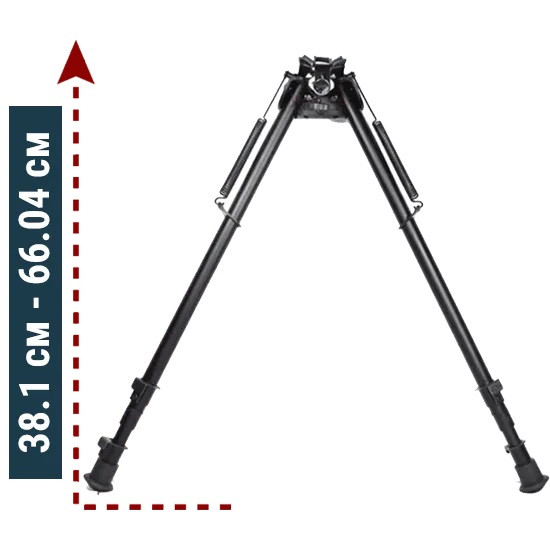 Сошки високі VECTOR OPTICS Rokstad 15"-26" SCBPS-06 (від 38.1 см, до 66,04 см)