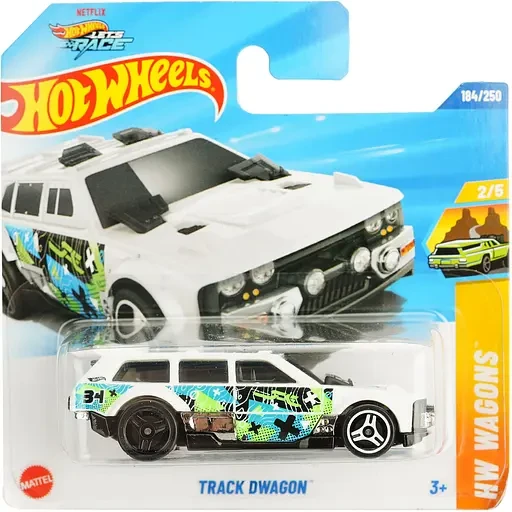 Машинка Хот Вілс 1:64 Track Dwagon колекція HW Wagons Hot Wheels Mattel JBB10