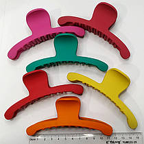 Шпилька краб для волосся "Дуга матова" 11 см.