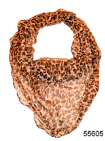 Хустка жіноча з натурального шовку красивий легкий літній леопардовий 100*100 см
